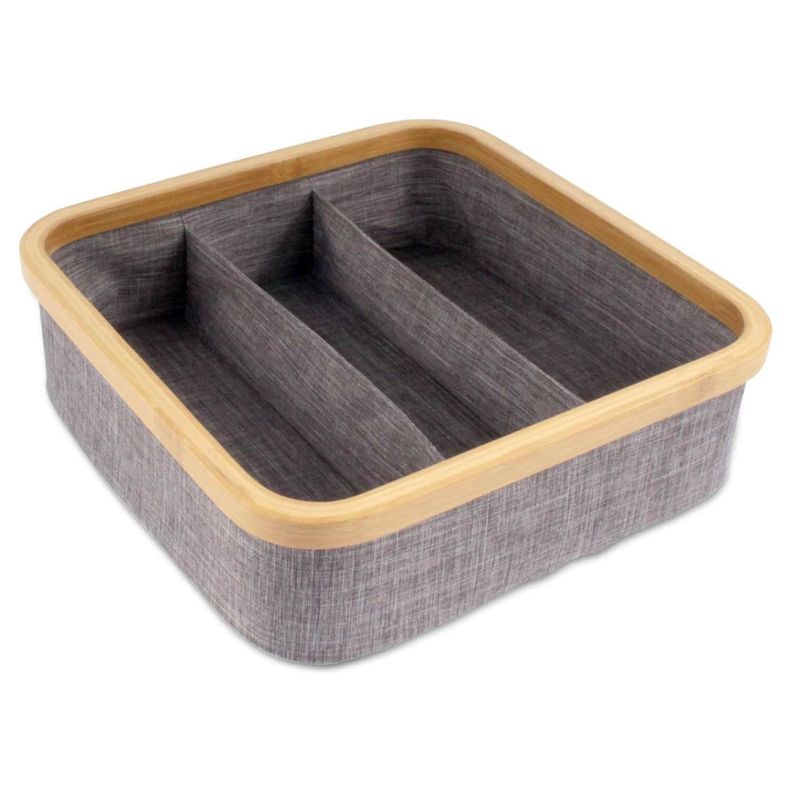 Organizador de clóset de 3 divisiones de tela-1
