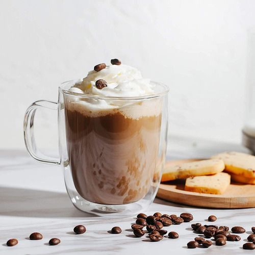 Set 2 mugs vidrio doble pared 350 ml-5