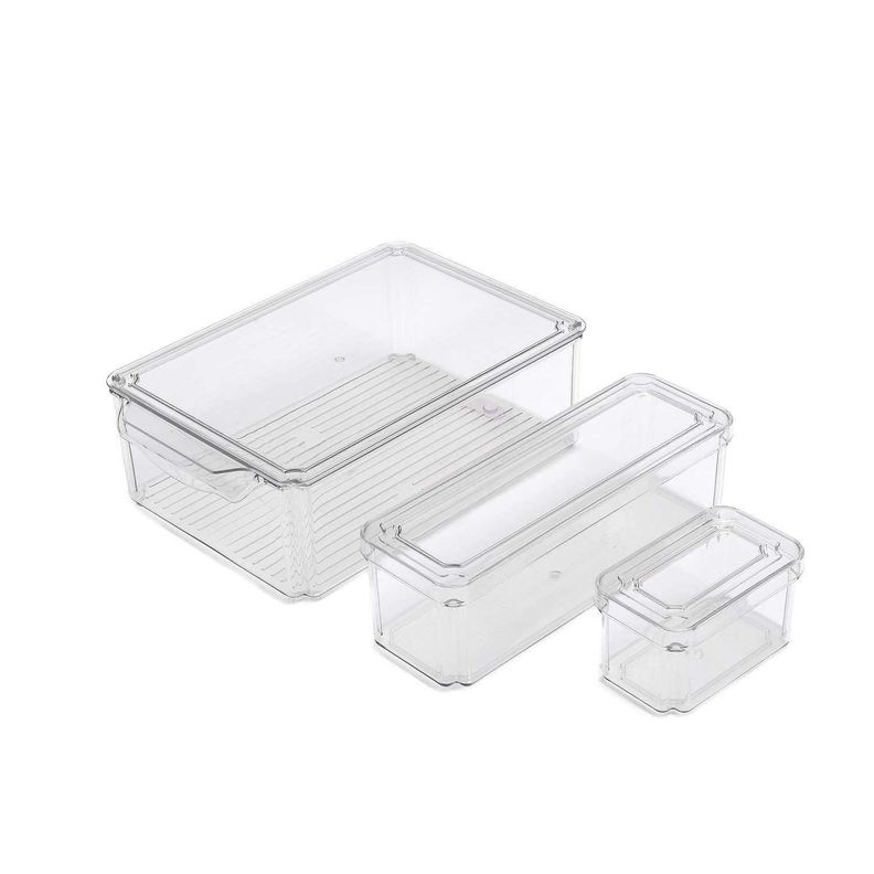 Set 7 tupper organizadores para refrigerador y cocina-0