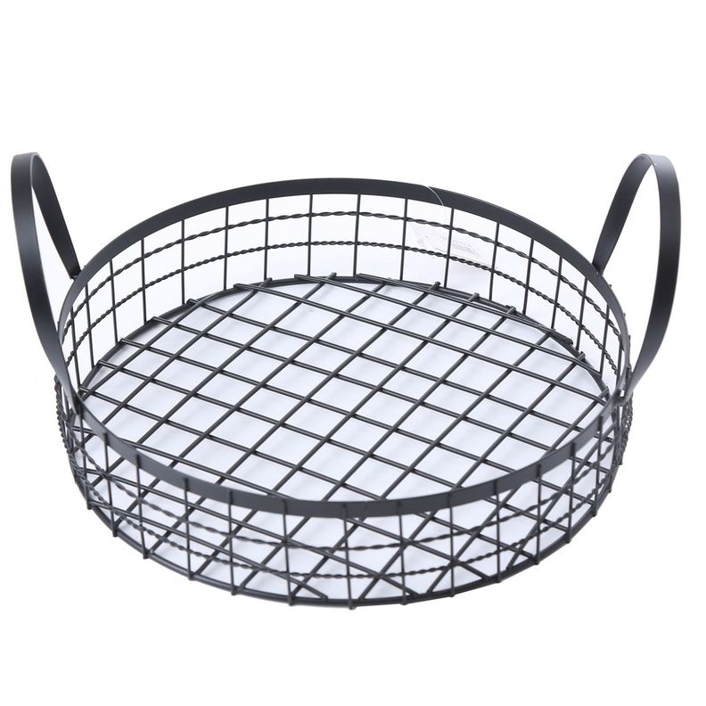 Bandeja Metal Diseño Country 28 cm-1