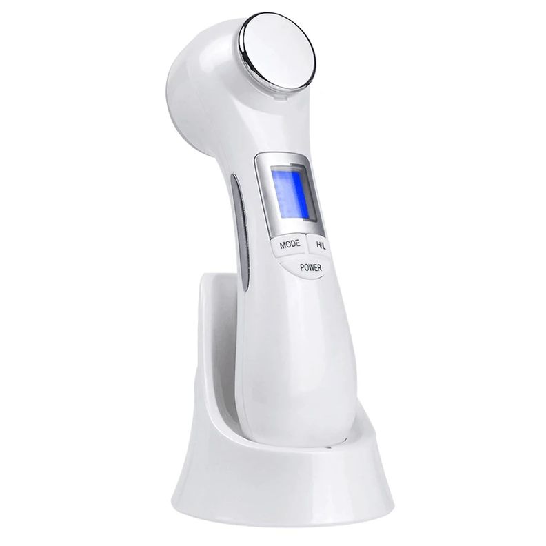 Masajeador 6 en 1 antiage con radiofrecuencia Blanco