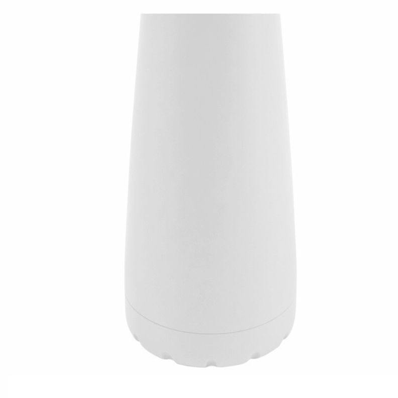 Botella térmica de acero inoxidable blanco-2
