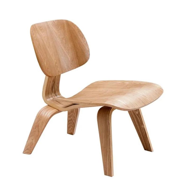 Silla Estilo Eames Madera Natural-1
