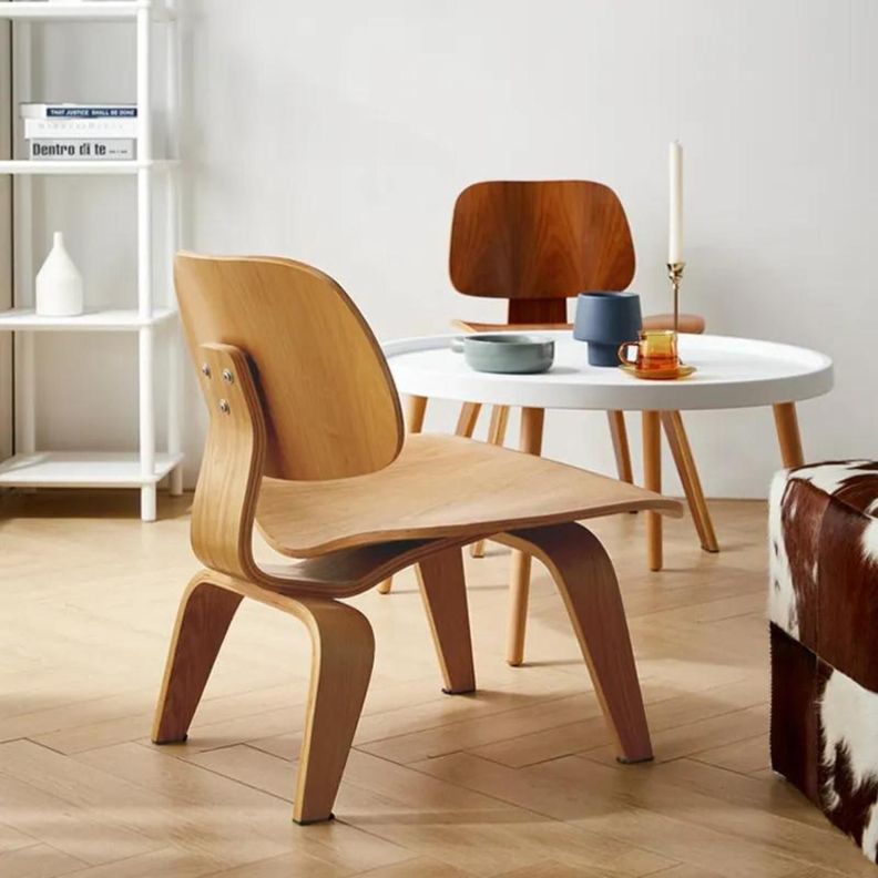 Silla Estilo Eames Madera Natural-4