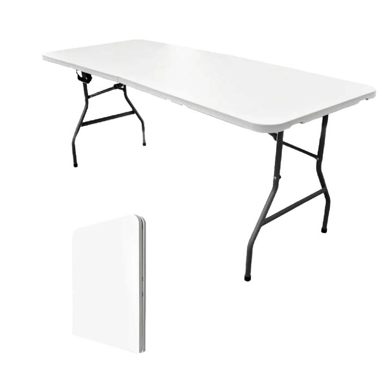 Mesa plegable portátil para interior y exterior 240x75x74-1