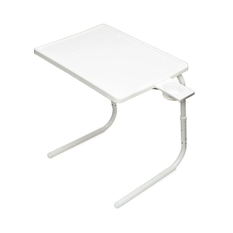 Mesa plegable y ajustable con posavasos-2