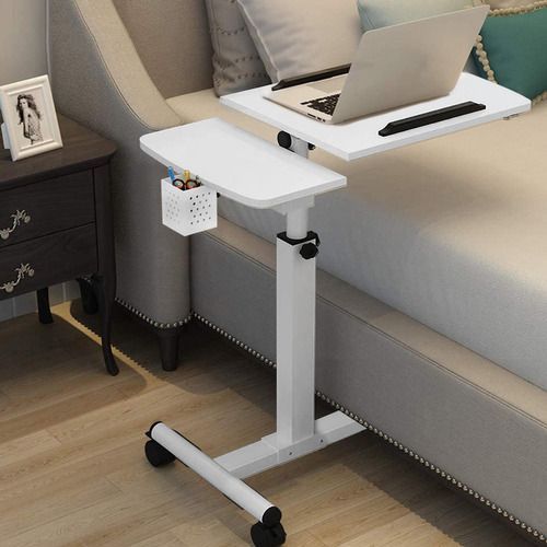 Multimesa ajustable con ventilador para notebook blanca-4