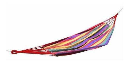 Hamaca de algodón multicolor 2 plazas 180x150 cm-1