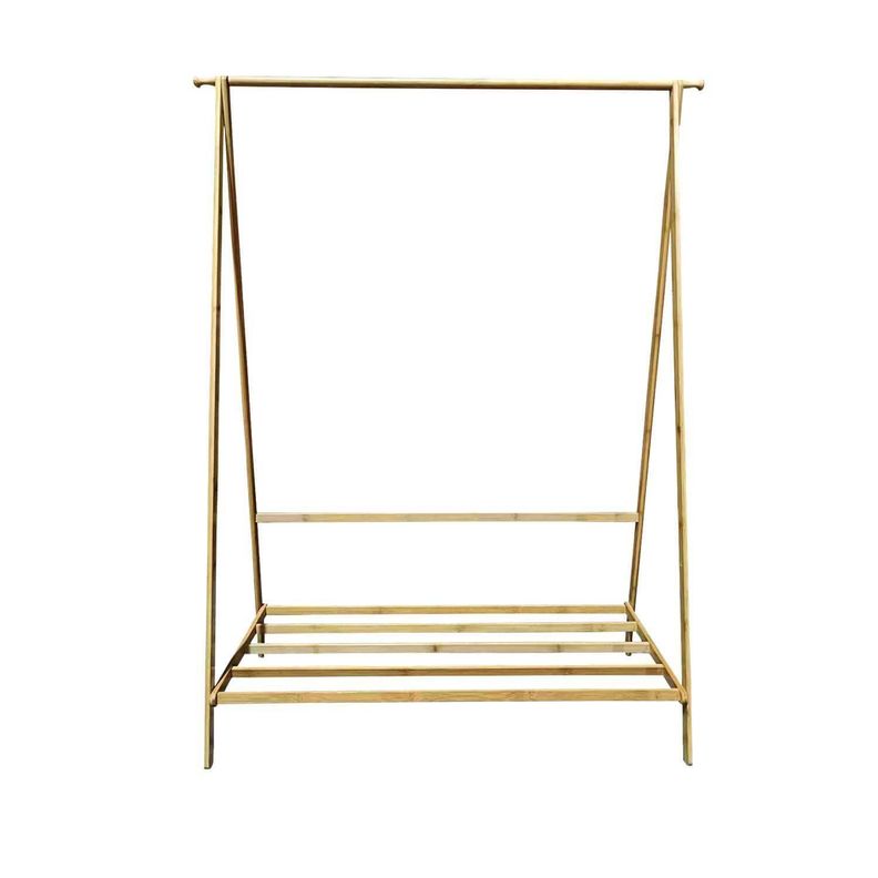 Perchero exhibidor de bambú 144x110x46-0