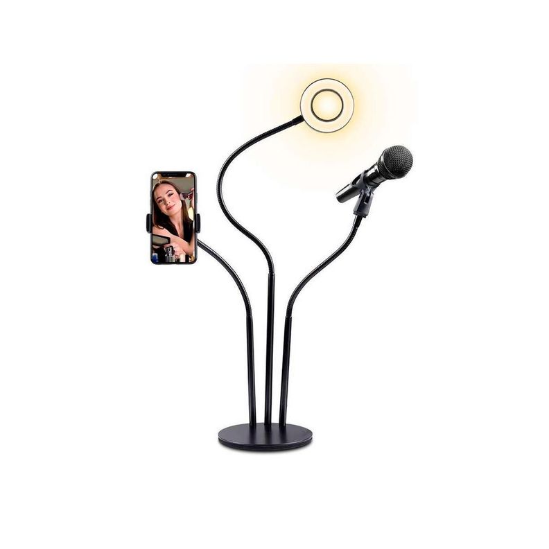 Soporte aro de luz led 3 en 1-1