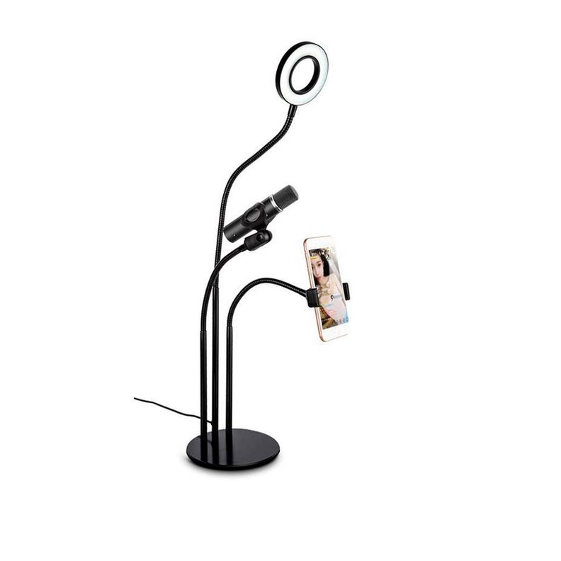 Soporte aro de luz led 3 en 1-2