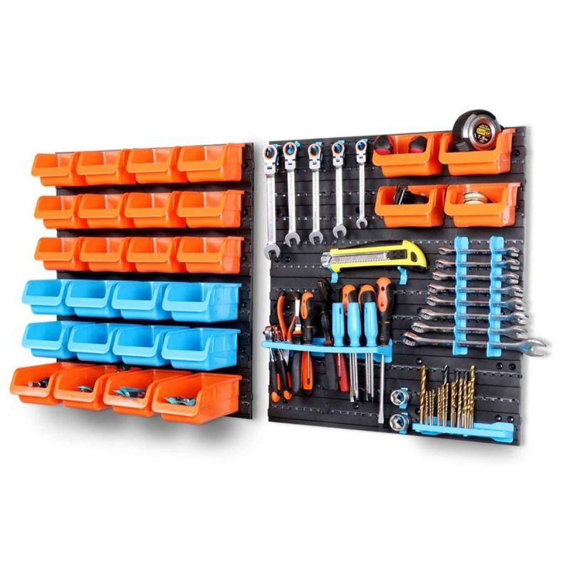 Organizador de herramientas para pared  43 piezas-1