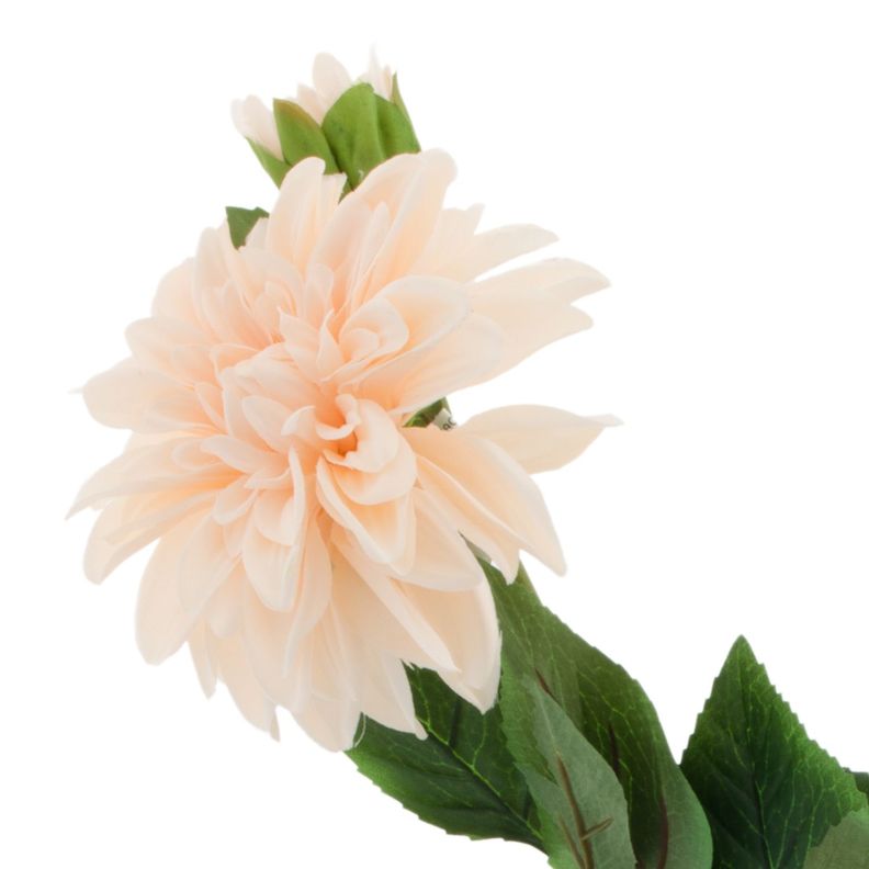 Flor artificial dalia color durazno 59cm-1