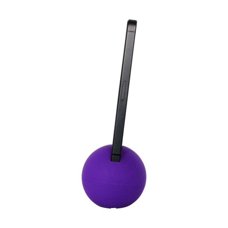 Altavoz parlante iphone silicona morado-3