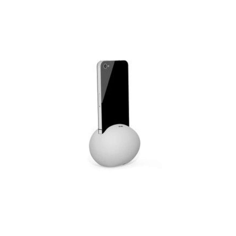 Altavoz parlante iphone silicona blanco-3