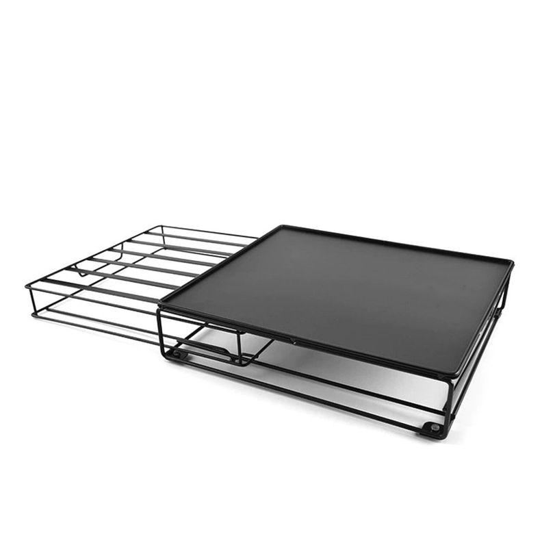 Organizador de 32 cápsulas de café negro-1