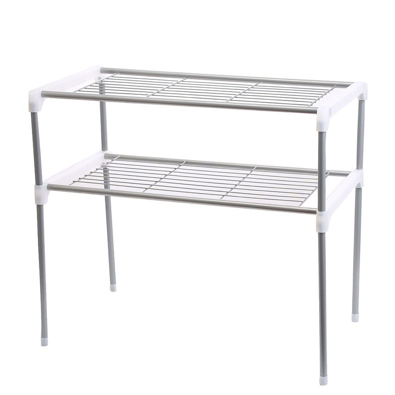 Estante organizador para microondas armable-0