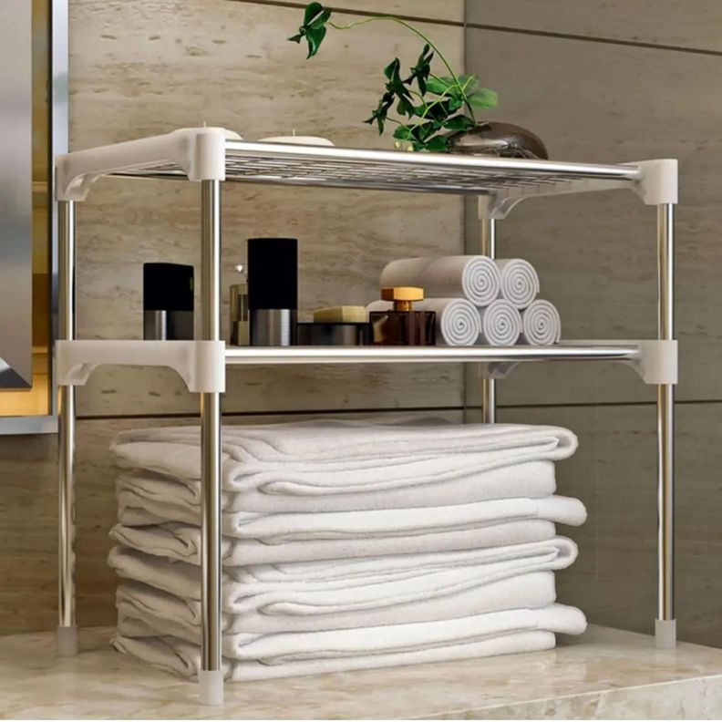Estante organizador para microondas armable-3