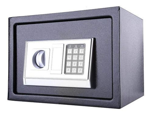 Caja fuerte de acero grande con teclado digital negra-3