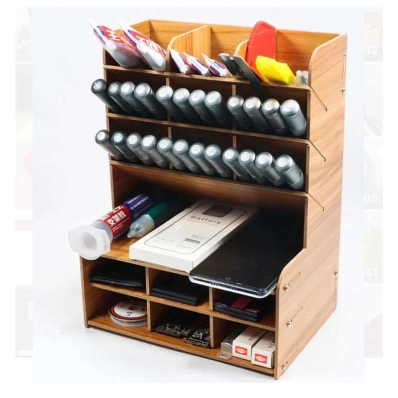Organizador de escritorio portalápices y accesorios-1