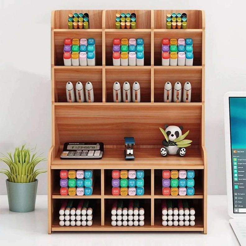 Organizador de escritorio portalápices y accesorios-2