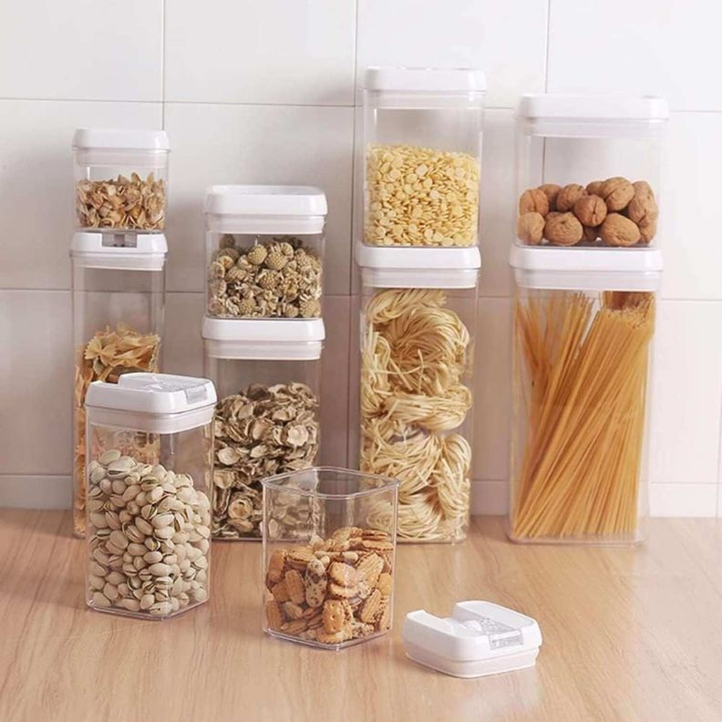 Set 7 Tupper Contenedores alimentos herméticos de plástico-7
