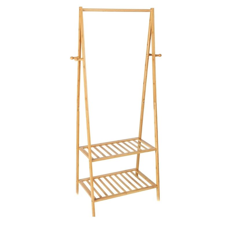 Perchero organizador 2 niveles 163x100x42 cm-0
