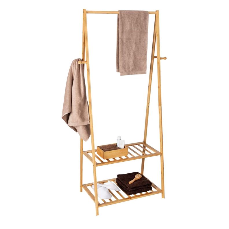 Perchero organizador 2 niveles 163x100x42 cm-1