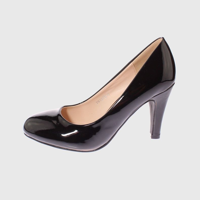 Zapato taco Negro Vía Franca Mujer-1