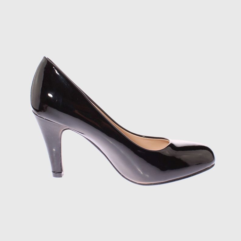 Zapato taco Negro Vía Franca Mujer-3