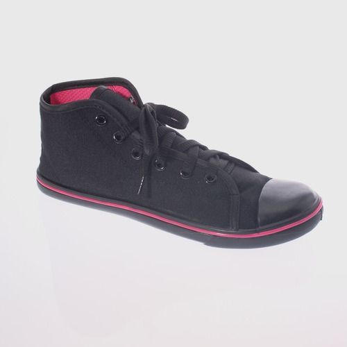 Zapatilla Lona Negro Vía Franca Mujer-0