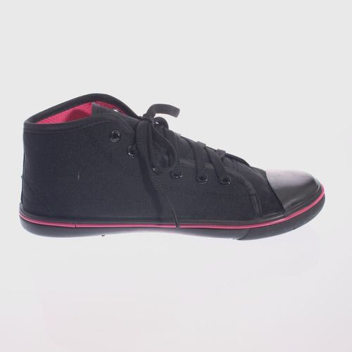 Zapatilla Lona Negro Vía Franca Mujer-1