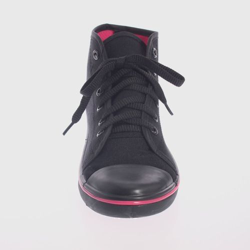 Zapatilla Lona Negro Vía Franca Mujer-2
