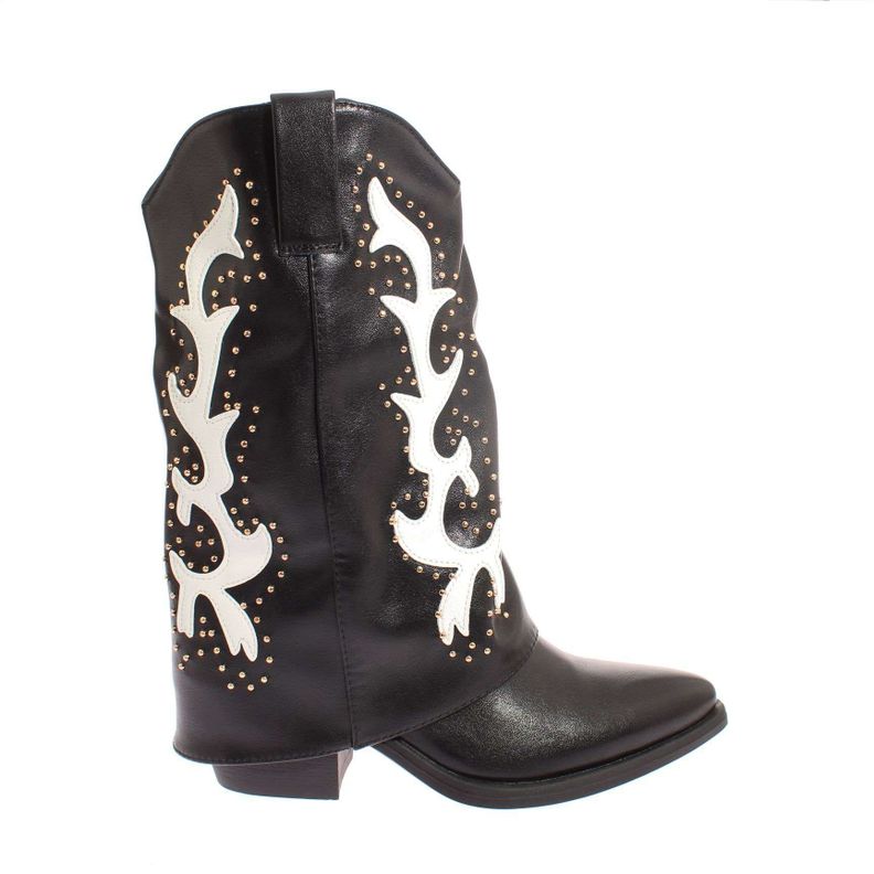Bota Vaquera Negro Vía Franca Mujer Art: 5Q26NEGRO-1
