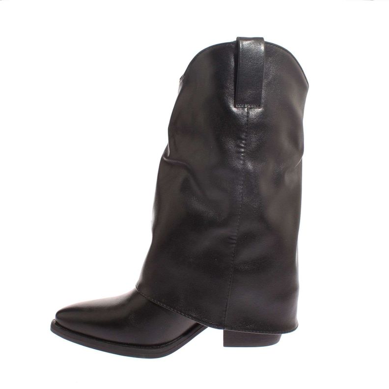 Bota Vaquera Negro Vía Franca Mujer Art: 5Q26NEGRO-3