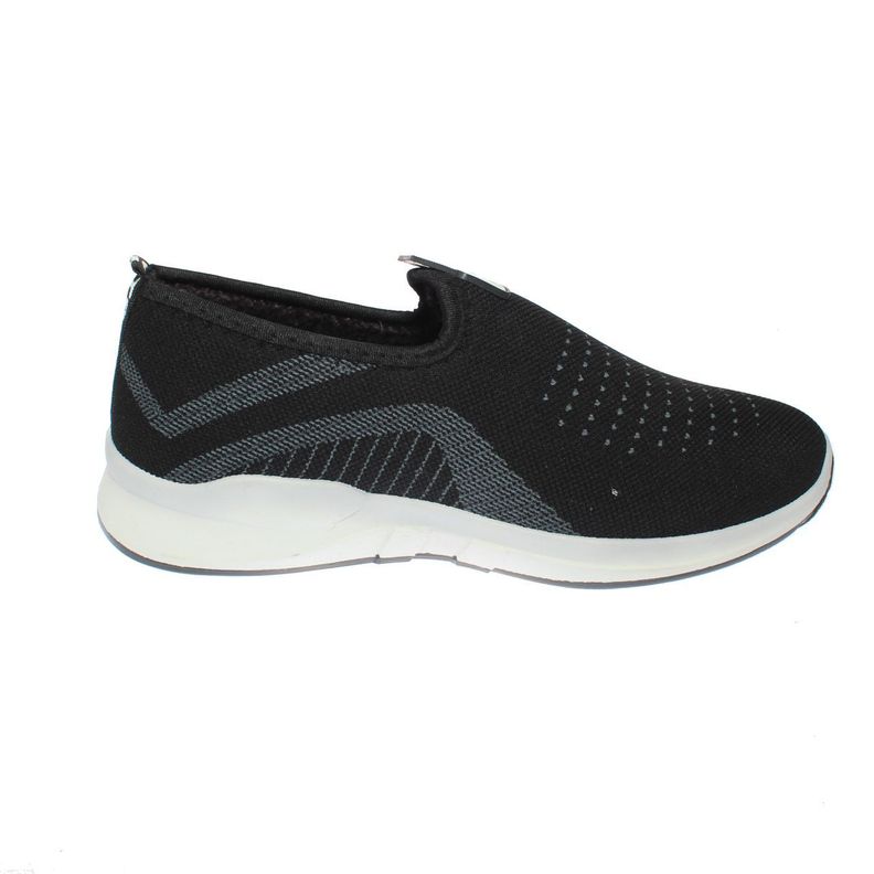 Zapatilla Piel Negro Vía Franca Hombre-3