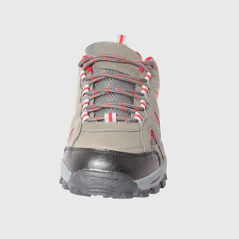 Zapatilla Outdoor Gris/Rojo Vía Franca Mujer-4