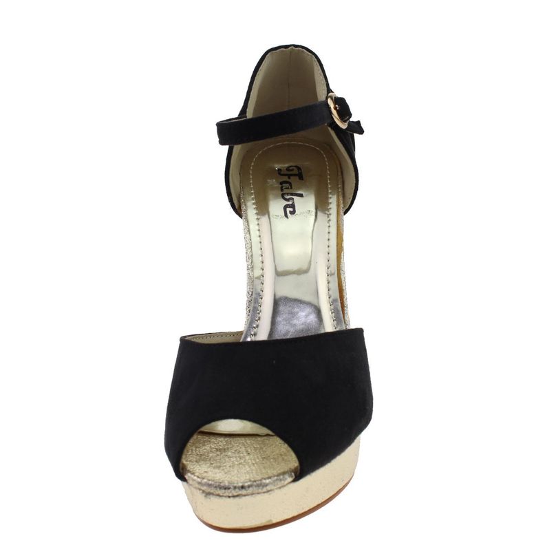 Zapato Vestir Para Mujer Color Negro-3