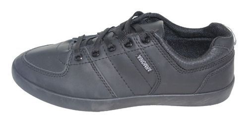 Zapatilla Escolar Para Niño Color Negro-2