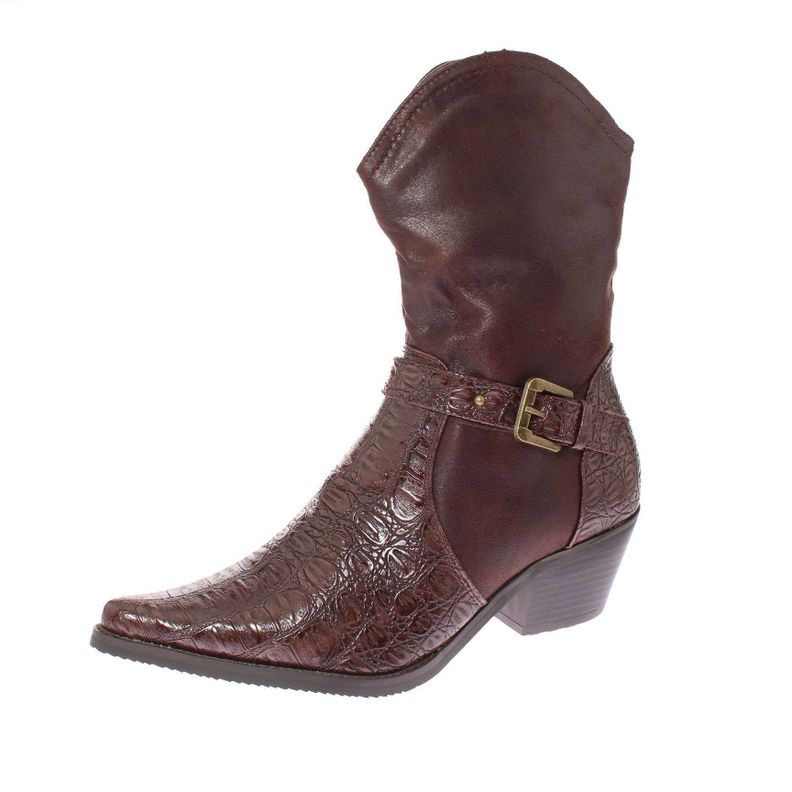 Bota Vaquera Chocolate Vía Franca Mujer Art: 521071COFFEE-0