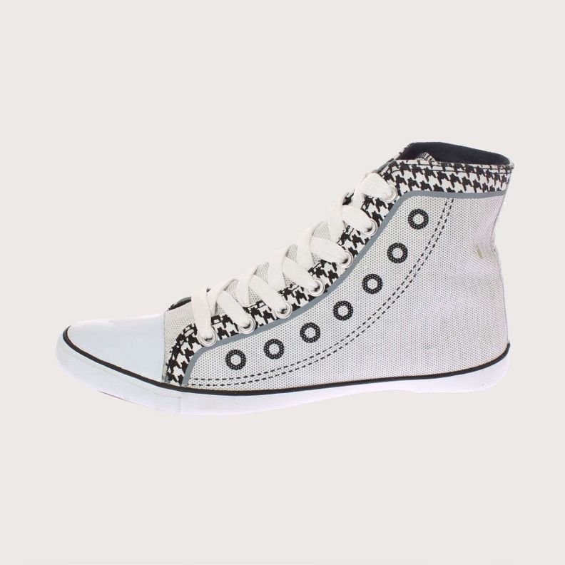 Zapatilla Lona Blanco Vía Franca Mujer Art: 5DSCO1063BLANCO-1