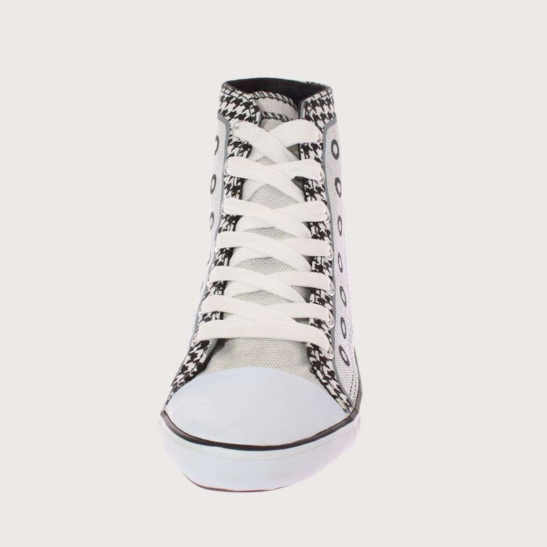 Zapatilla Lona Blanco Vía Franca Mujer Art: 5DSCO1063BLANCO-2