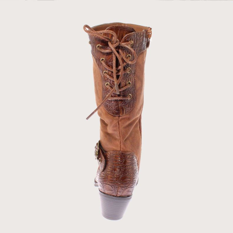 Bota Vaquera Café Vía Franca Mujer Art: 521092BROWN-3