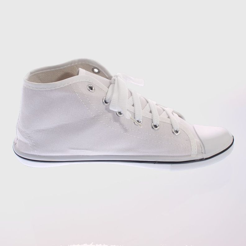 Zapatilla Lona Blanco Vía Franca Mujer Art: 53815WHITE-2