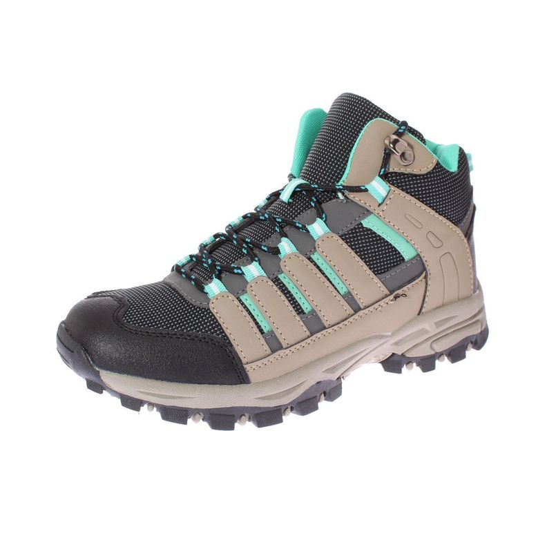 Zapatilla Outdoor Gris / verde Agua Vía Franca Mujer-0