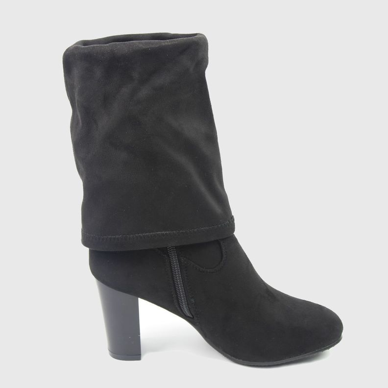 Bota Tacón Negro Vía Franca Mujer-1