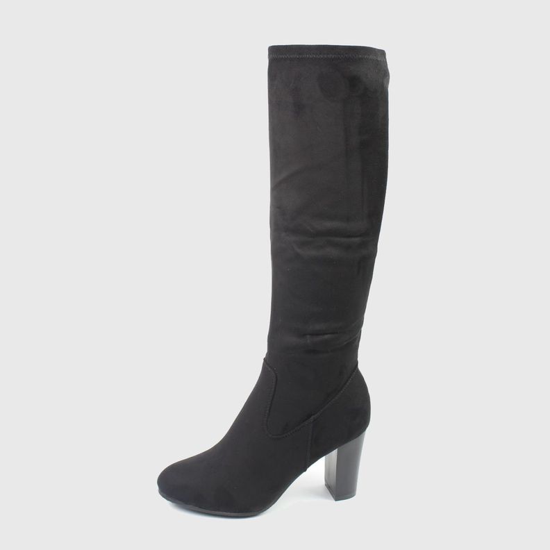 Bota Tacón Negro Vía Franca Mujer-3