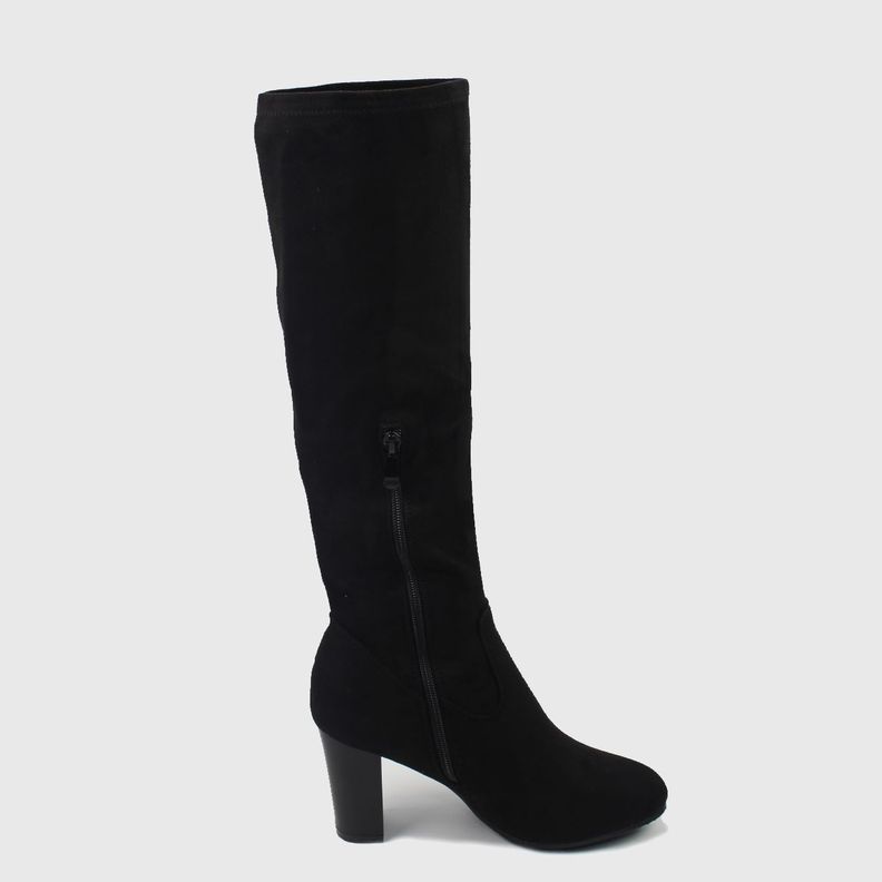 Bota Tacón Negro Vía Franca Mujer-5