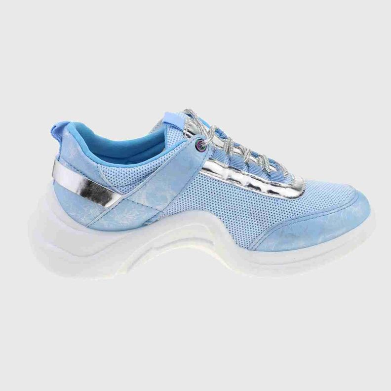 Zapatilla Azul Vía Franca Mujer-3