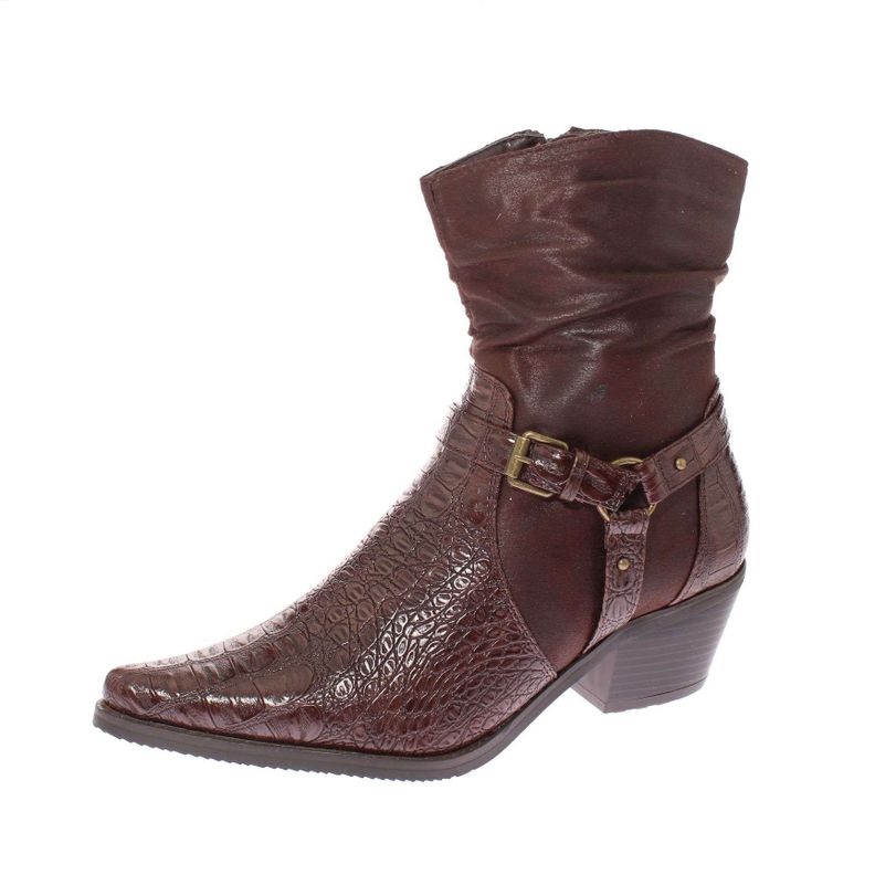 Bota Vaquera Chocolate Vía Franca Mujer Art: 521081COFFEE-0
